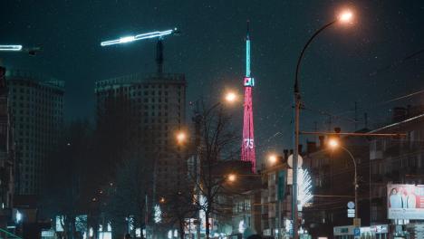 Новосибирская телебашня снова засияет цветами НГТУ