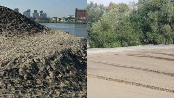 Прокуратура наказала новосибирских дорожников за отвал песка на берегу Оби