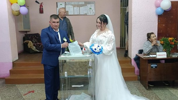 Раненый участник СВО проголосовал за губернатора перед своей свадьбой
