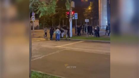 СК проверяет драку подростков на перекрёстке Горького и Советской в Новосибирске