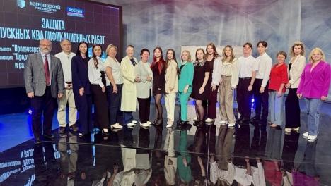 Выпускники программы «Продюсерство» Мининского университета защитили дипломы в телецентре