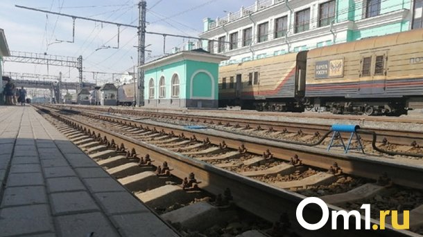 Соцсети: поезд сбил человека на переезде под Омском