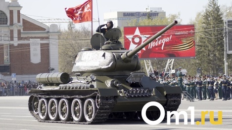 Танк Т-34 возглавит колонну парада ко Дню Победы в Новосибирске