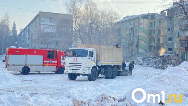 В Новосибирске завершили разбор завалов дома, где взорвался газ