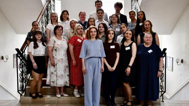 Омичи-призёры Всероссийской олимпиады школьников встретились с министром образования