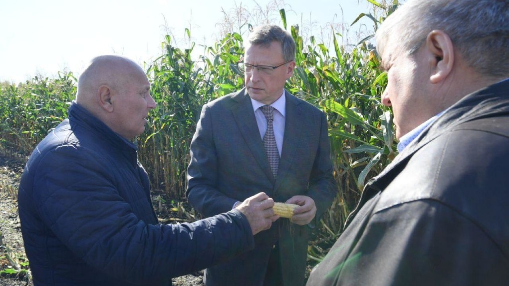 Губернатор Омской области на минувшей неделе посетил одно из образцово-показательных сельскохозяйственных предприятий региона