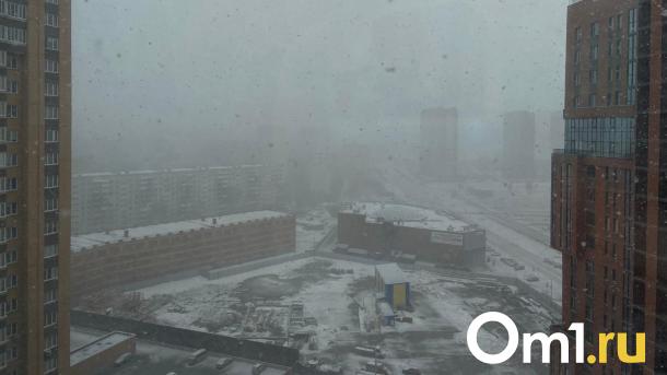 Омичей предупредили о резком потеплении и мощном снегопаде