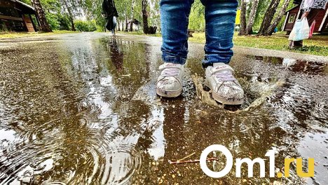 После града – потоп: дожди в Омске продолжат лить ещё два дня