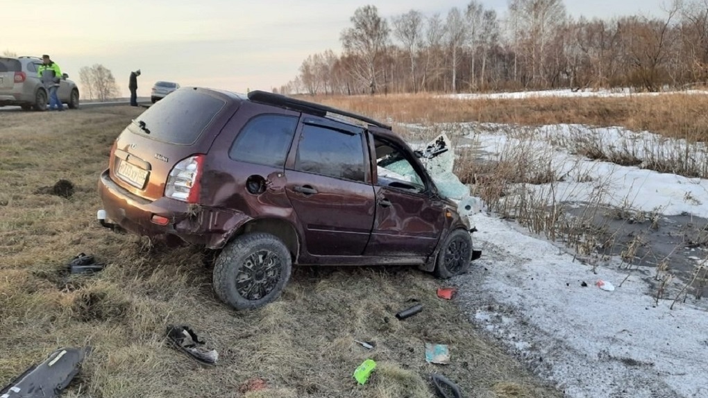 В Омской области на «трассе смерти» произошла еще одна авария с трагическим исходом