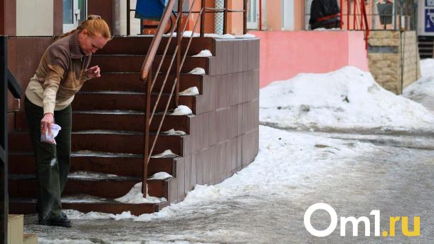Улицы покрылись ледяной коркой: как омичи справились с внезапным гололёдом