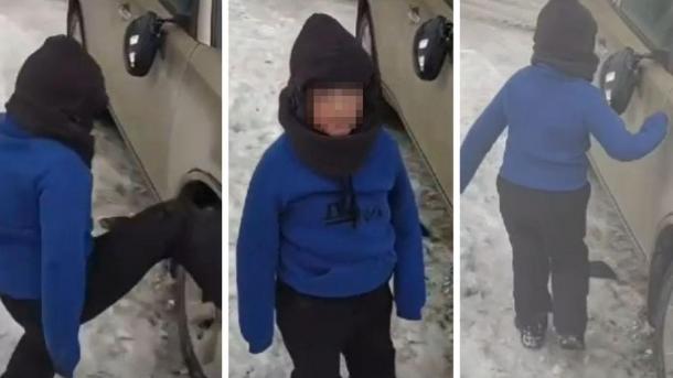 9-летний хулиган разгромил машину и угрожал прохожему в Новосибирске
