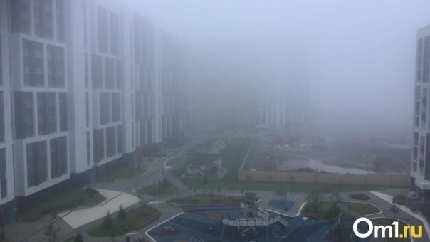 Смог окутал Новосибирск
