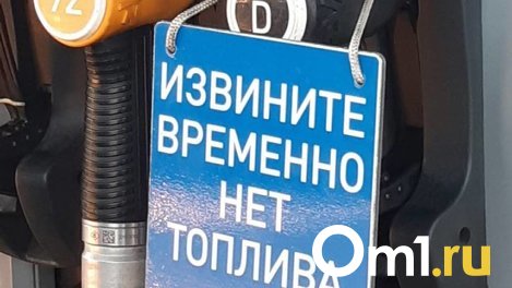 Омичи пожаловались на отсутствие дизтоплива на АЗС