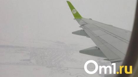 Омский аэропорт отправил все рейсы, несмотря на метель