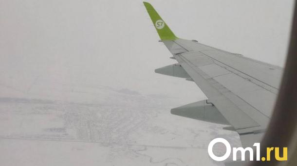 Омский аэропорт отправил все рейсы, несмотря на метель