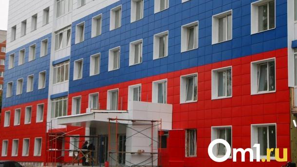 Стройку госпиталя ветеранов войн в Омске ведут с опережением графика