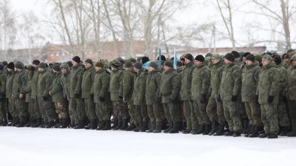 Очередную группу мобилизованных отправили из Омской области в зону СВО
