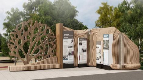 В новом сквере имени Бугакова будет площадка для кино в Новосибирске