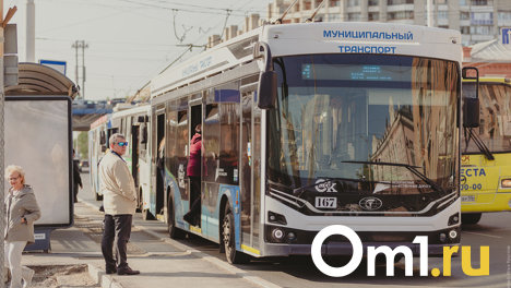 Омский общественный транспорт в праздничные дни перевёз 389 027 пассажиров