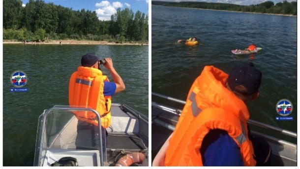 Двух подростков унесло далеко от берега в Обском водохранилище в Новосибирске