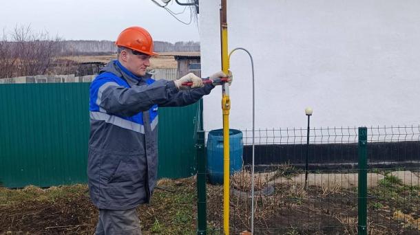 В селе Курносово в Омской области начали подключать дома к природному газу