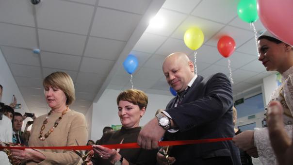 Мэр открыл детский сад на Левобережье
