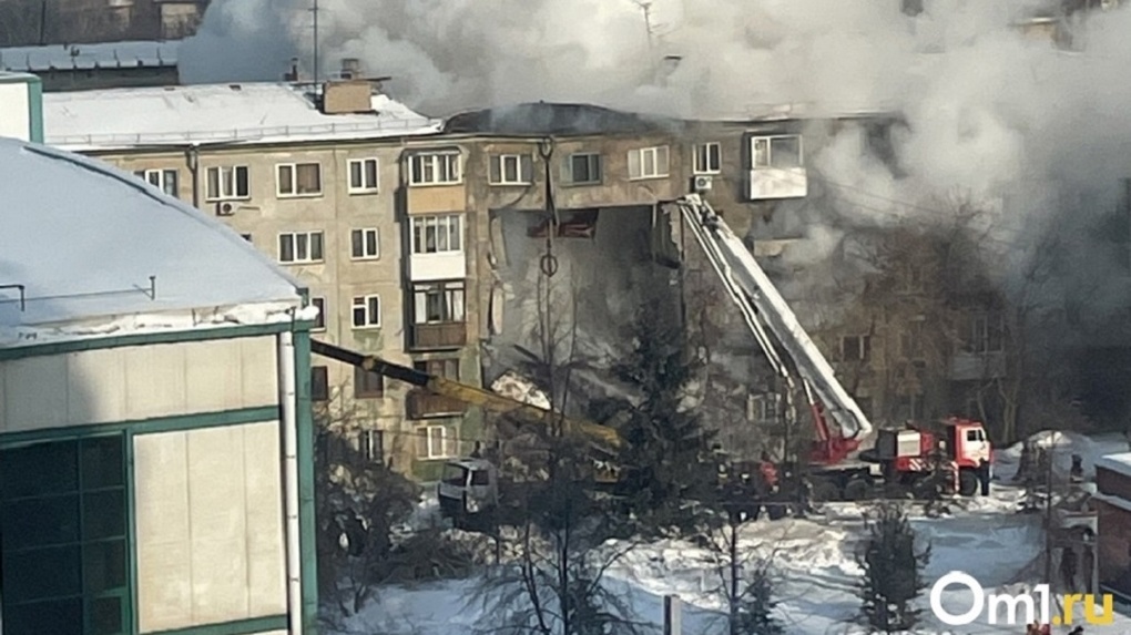 Рухнувший от взрыва газа дом в Новосибирске признали аварийным