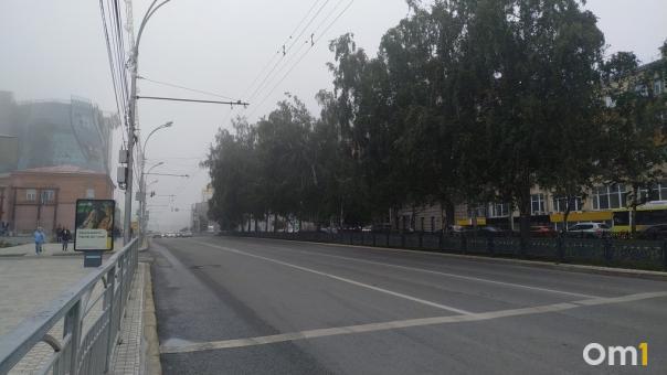 В Новосибирске горожане заметили густой смог