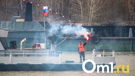 В этом году из Омска в Большеречье отправился первый теплоход
