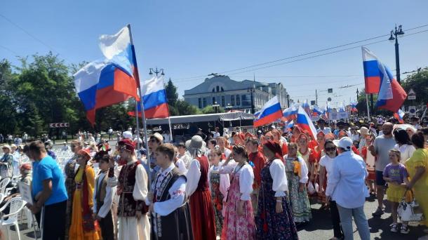 В Омске прошёл парад национальностей