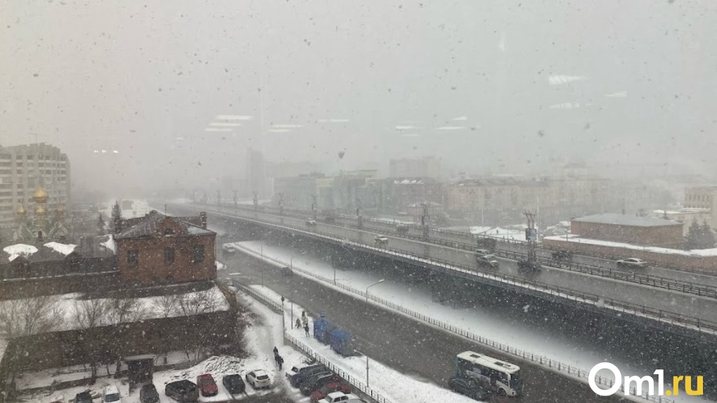 МЧС предупреждает: Омск ночью накроет сильный ветер, дождь и снег