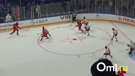 Сборная Беларуси победила в первом хоккейном матче в новом ЛДС в Новосибирске