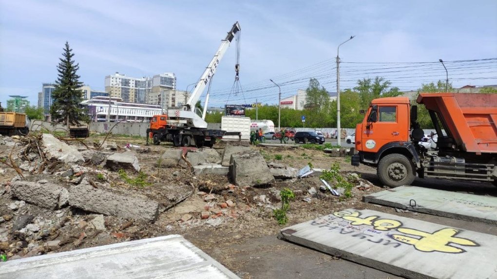 В Омске планируют расширить территорию сквера имени Карбышева