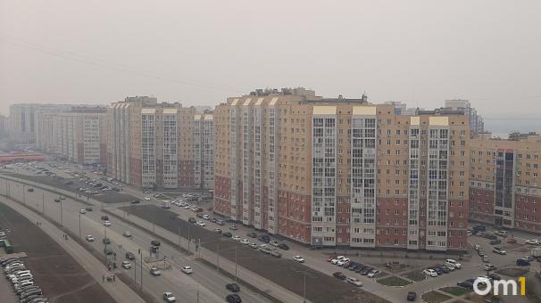 Омск заволокло дымом от пожаров