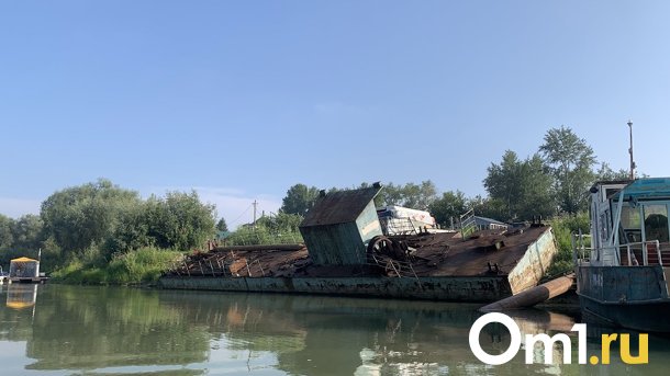 Низкий уровень воды в Иртыше угрожает омскому судоходству