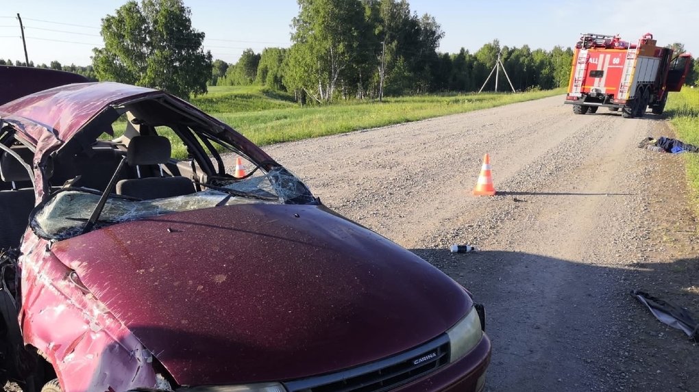 На трассе Омск – Муромцево в ДТП с перевёртышем погиб мужчина