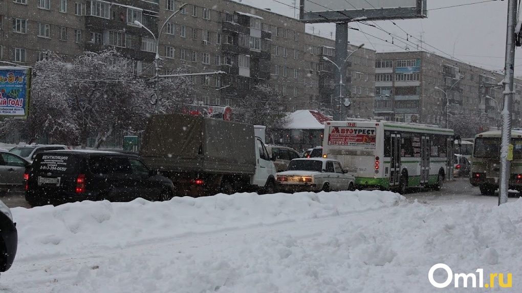 Пробки в 7 баллов сковали Новосибирск 15 ноября