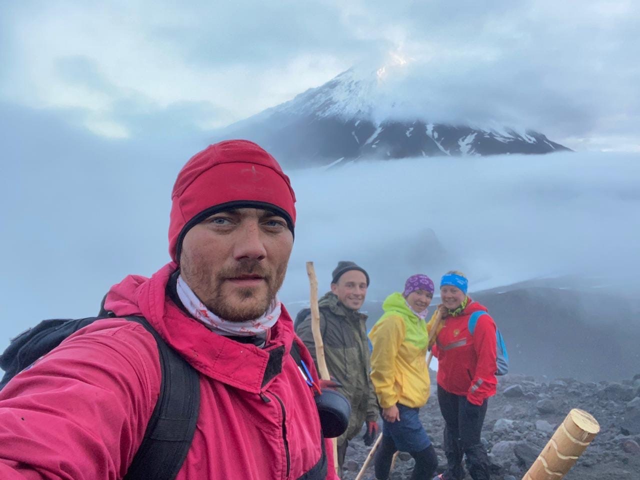 Туристы камчатка вулкан