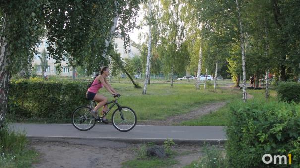 В Омске планируют отремонтировать велосипедную дорожку вдоль Иртыша