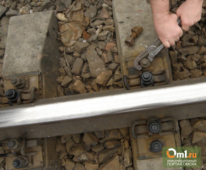 С омской железной дороги за неделю украли 1700 рельсов