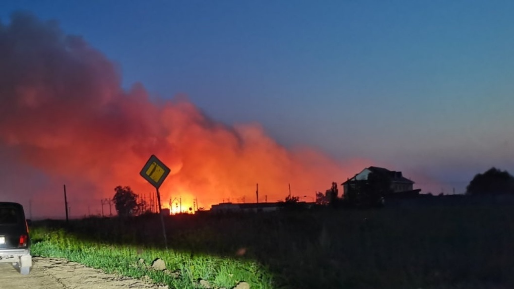 В Называевске, где сгорел 71 дом, случился новый пожар