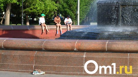 В Омске продлили время работы фонтанов из-за экстремальной жары
