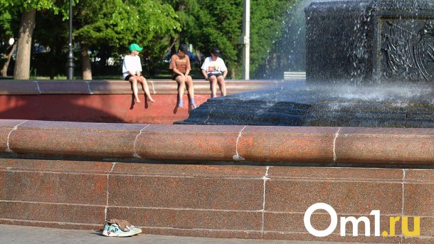 В Омске продлили время работы фонтанов из-за экстремальной жары