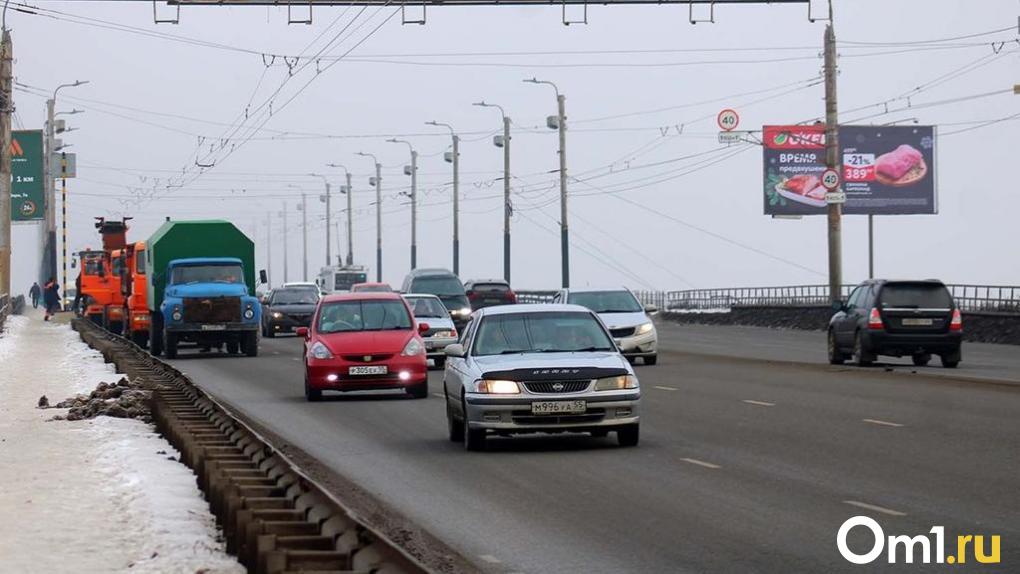 На мосту у омского Телецентра могут организовать реверсивное движение