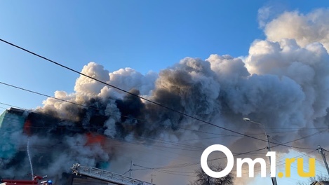 Две квартиры и теплоузел загорелись ночью в Омске
