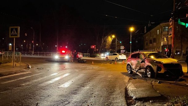 Мотоциклист погиб в ДТП в Калининском районе Новосибирска
