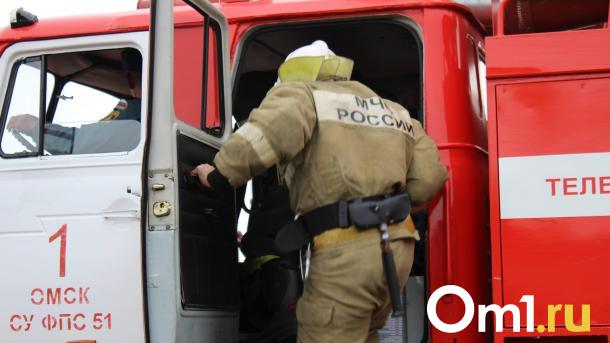 В Омске двоих детей спасли из горящей квартиры на Маркса
