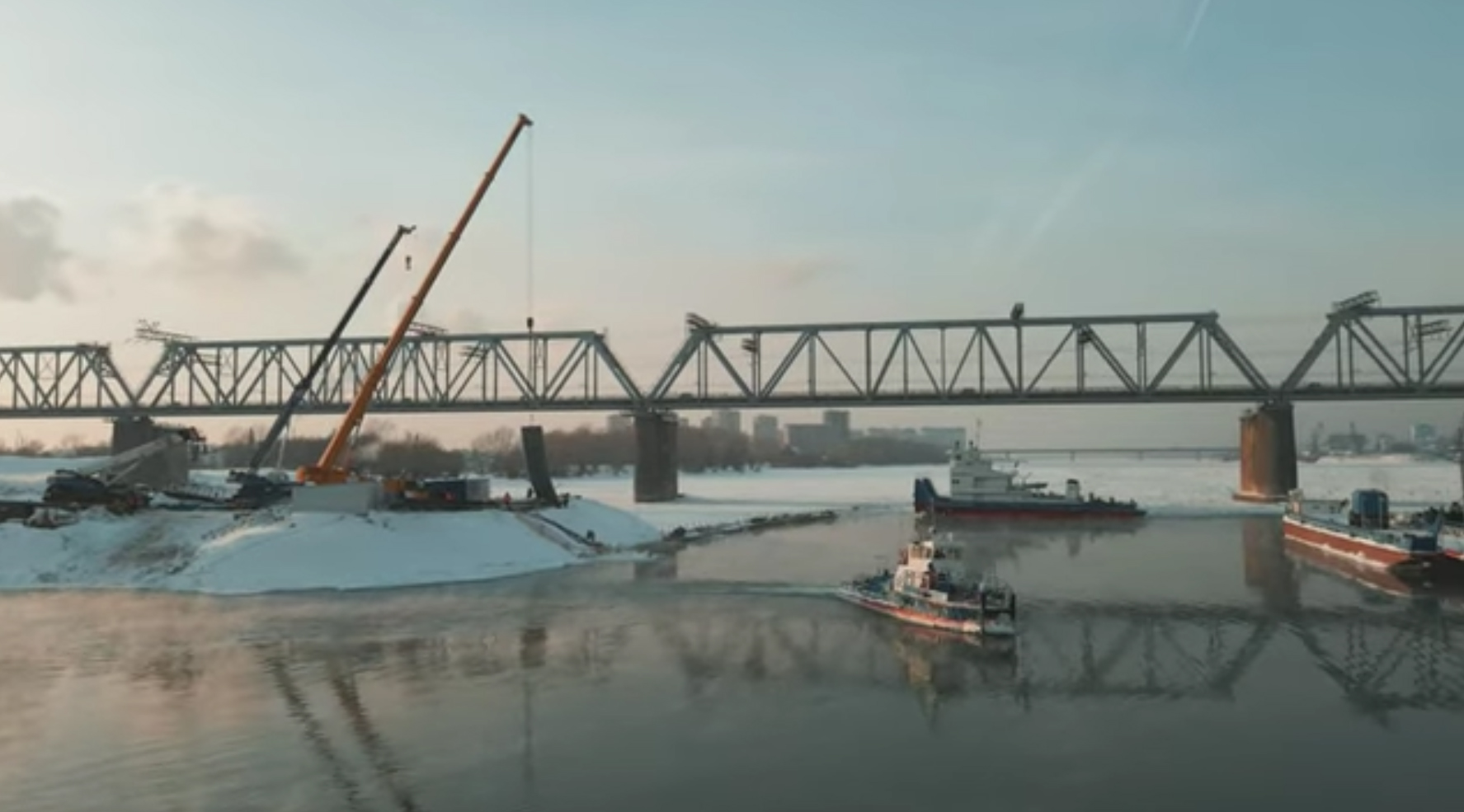 дмитровский мост в новосибирске