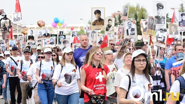 Омичам запретили присоединяться к «Бессмертному полку» по ходу движения колонны