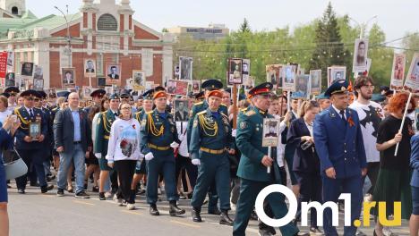 Неожиданный участник акции: в «Бессмертном полку» Новосибирска появился Сталин